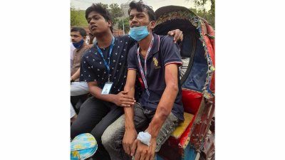 হামলায় আহত আবিদ হাসান রাসেল