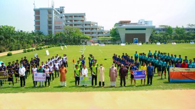ড্যাফোডিল বিশ্ববিদ্যালয়ে ফুটবল টুর্নামেন্ট ও সাইকেল র‍্যালি অনুষ্ঠিত