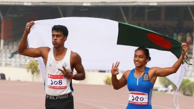 দ্রুততম মানব-মানবী ইসমাইল ও শিরিন