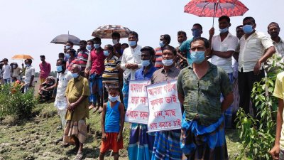 পশুর চ্যানেলে ড্রেজিং প্রকল্প: গ্রামবাসী ও কর্তৃপক্ষ মুখোমুখি অবস্থানে