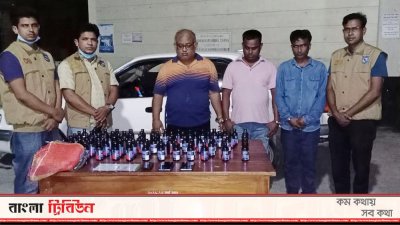 ফেনসিডিল ও গ্রেফতার তিন ব্যক্তি
