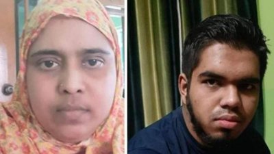 নাসরীন আক্তার ও ছেলে সাকিব নাবিল