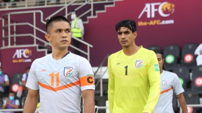 জোড়া গোল করেছেন সুনীল ছেত্রী
