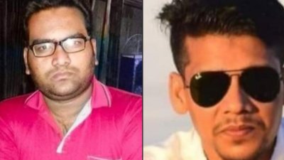 মদপানে মারা যাওয়া সোহাগ ও সৈকত (বাঁ থেকে))