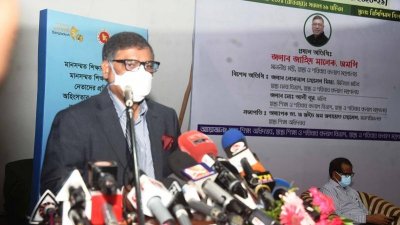 স্বাস্থ্যমন্ত্রী জাহিদ মালেক।