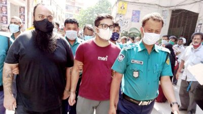 গ্রেফতার শরফুল হাসান মিশু ও মাসুদুল ইসলাম জিসান