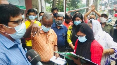 ঢাকা দক্ষিণ সিটি করপোরেশন এলাকায় ভ্রাম্যমাণ আদালতের অভিযান
