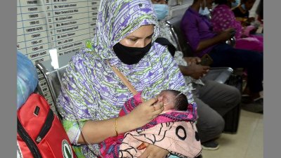 করোনার সংক্রমণের মধ্যে দেশে ডেঙ্গু আক্রান্তের সংখ্যা বাড়ছে উদ্বেগজনক হারে। গত ২৪ ঘণ্টায় দেশের হাসপাতালগুলোতে ডেঙ্গু জ্বর নিয়ে ভর্তি হয়েছে ২১১ জন।