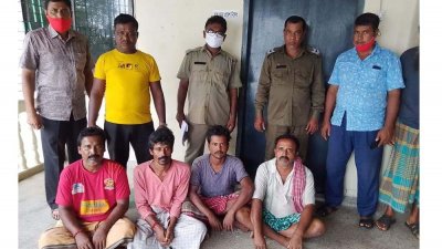 আটক ভারতীয় চার জেলে