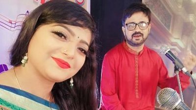 ভিডিও ধারণের সময় সালমা ও হাসান