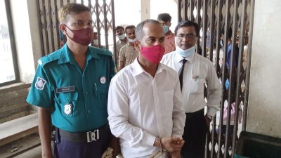 আদালতে বিজয় কৃষ্ণ। ছবি: বাংলা ট্রিবিউন