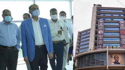 ভূমিমন্ত্রীর প্রকল্প এলাকা পরিদর্শনে কর্মকর্মারা