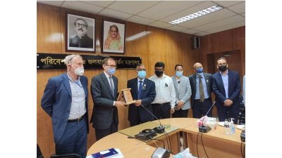 ব্রিটিশ হাইকমিশনের একটি প্রতিনিধিদলের পরিবেশ মন্ত্রী মো. শাহাব উদ্দিনের সঙ্গে সাক্ষাৎ