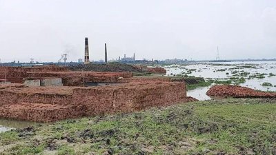 মেঘনা নদীর দুই তীরের পাঁচ কিলোমিটার এলাকা ইজারা দিয়েছে বিআইডব্লিউটিএ