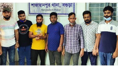 গ্রেফতার খালেদ মাহমুদ এবং তার ছয় সহযোগী