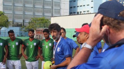 বাংলাদেশ ফুটবল দল (ফাইল ছবি)