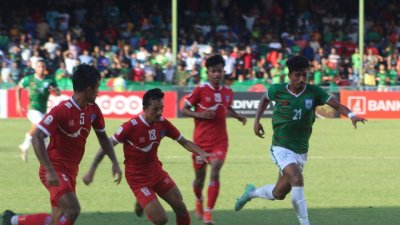 লাল কার্ড ও পেনাল্টিতে স্বপ্নভঙ্গ বাংলাদেশের