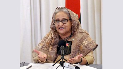 অনুষ্ঠানে প্রধানমন্ত্রী শেখ হাসিনা (ছবি পিআইডি)