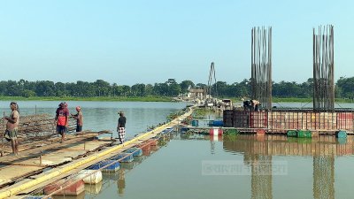 ৫৪ কোটি টাকা ব্যয়ে ফেনী নদীতে মুহুরী সেতু নির্মাণ করছে সড়ক ও জনপথ বিভাগ