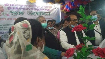 লালমনিরহাট রেলওয়ে স্টেশন আধুনিকায়ন কাজের উদ্বোধনী অনুষ্ঠানে রেলমন্ত্রী