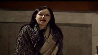 সংসদে বক্তব্য রাখছেন রুমিন ফারহানা (ফাইল ফটো)