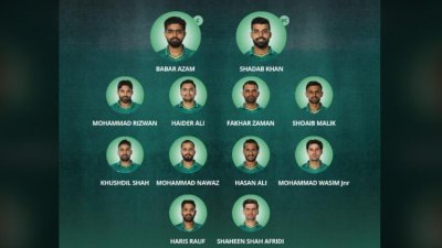 প্রথম টি-টোয়েন্টিতে পাকিস্তানের ১২ জনের দল