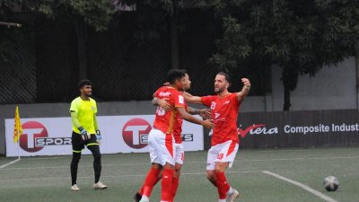 বসুন্ধরা কিংসের গোল উদযাপন