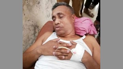 আহত রুহুল আমিন