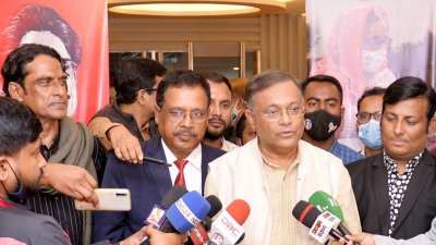 ‘চিরঞ্জীব মুজিব’ চলচ্চিত্র নিয়ে মিট দ্য প্রেসে তথ্য ও সম্প্রচারমন্ত্রী ড. হাছান মাহমুদ (ছবি: পিআইডি)