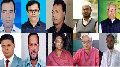 সাতক্ষীরার ১০ ইউনিয়নে বিজয়ী চেয়ারম্যানরা