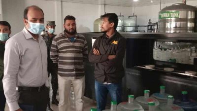 অস্বাস্থ্যকর পানি বোতলজাত-বিক্রির দায়ে জরিমানা