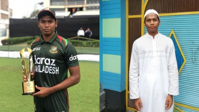 বাংলাদেশ অনূর্ধ্ব-১৯ দলের ব্যাটিং অলরাউন্ডার আব্দুল্লাহ আল মামুন