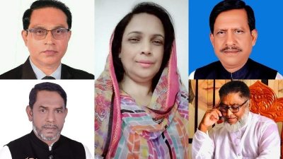 নির্বাচিত পাঁচ চেয়ারম্যান