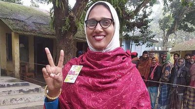 সদস্য পদে জয়ী শম্পা খাতুন পপি