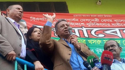 বিএনপির সমাবেশে আমীর খসরু মাহমুদ চৌধুরী