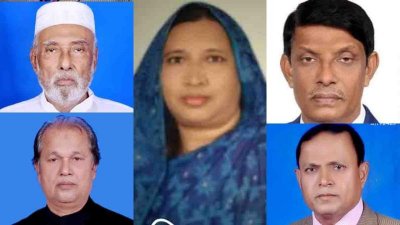 টাঙ্গাইলের পাঁচ ইউনিয়নে বিজয়ী চেয়ারম্যানরা