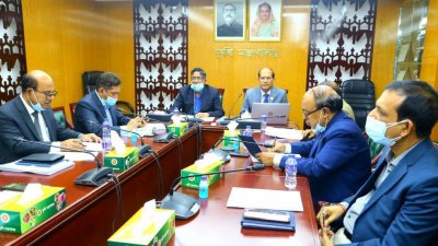 মতবিনিময় সভায় বক্তব্য রাখছেন কৃষিমন্ত্রী ড. আব্দুর রাজ্জাক