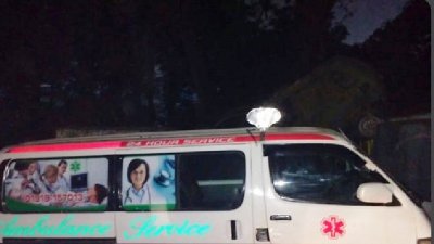গাঁজাসহ জব্দ করা অ্যাম্বুলেন্স