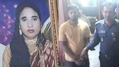 আটক সোহেল আহমেদ অপু (ডানে)