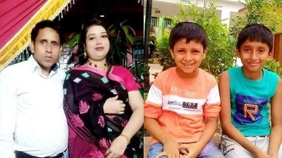 আগুনে দগ্ধ হয়ে মারা গেছেন মকবুল হোসেন, রেখা বেগম, আরিফ হোসেন জয় ও জুবায়ের হোসেন