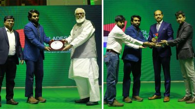 বাংলাদেশ ইনোভেশন অ্যাওয়ার্ডের পুরস্কার মঞ্চ