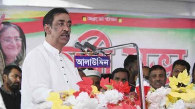 আওয়ামী লীগের কর্মীসভায় শামীম ওসমান