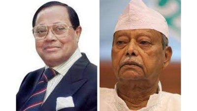 ব্যারিস্টার মওদুদ আহমদ ও খন্দকার দেলোয়ার হোসেন