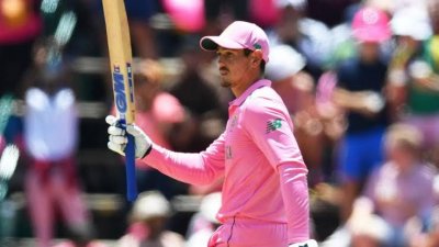 ডি ককের ঝড়ো ৬২ রানই ম্যাচের ভাগ্য নির্ধারণ করে দিয়েছে।
