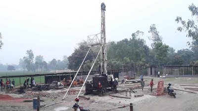 নতুন খনির সন্ধানে খনন কাজ চালাচ্ছে বাংলাদেশ ভূতাত্ত্বিক জরিপ অধিদফতর