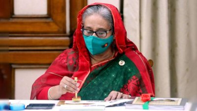 ডাক টিকিট অবমুক্ত করেছেন প্রধানমন্ত্রী শেখ হাসিনা