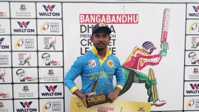 ম্যাচসেরা হয়েছেন মোসাদ্দেক হোসেন