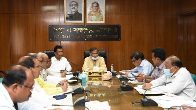 বক্তব্য রাখছেন তথ্য ও সম্প্রচারমন্ত্রী ড. হাছান মাহমুদ