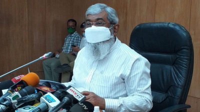 ব্রিফিংয়ে খন্দকার আনোয়ারুল ইসলাম