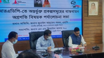 যথাসময়ে কাজ শেষ করতে প্রকল্প পরিচালকদের নির্দেশনা প্রতিমন্ত্রীর